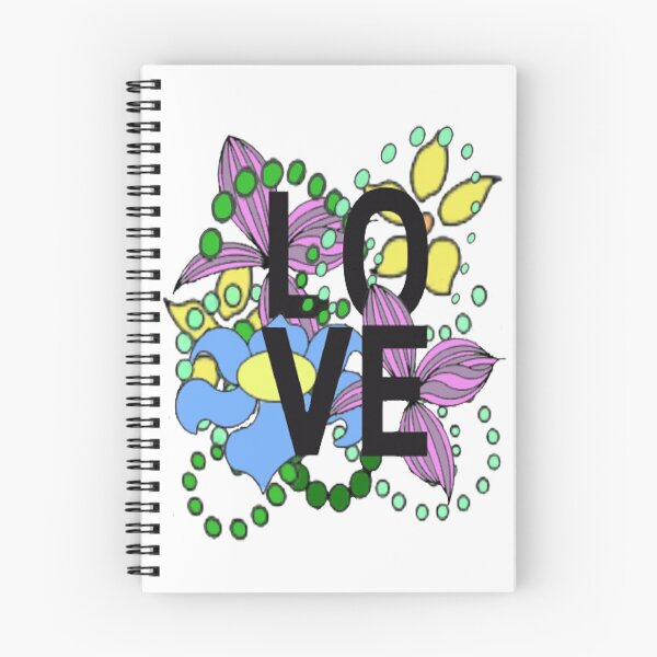 Item preview, LOVE and colorful flowers. designed and sold by LindaLG.