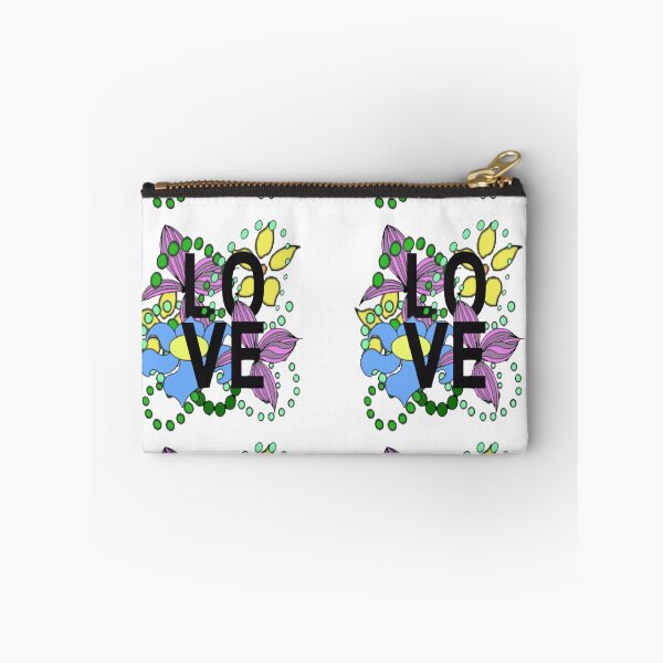 Item preview, LOVE and colorful flowers. designed and sold by LindaLG.