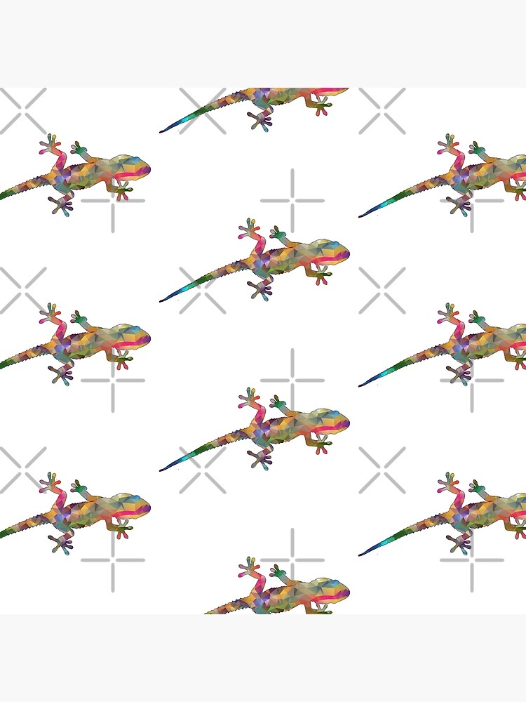 Colourful Gecko Print by snibbo71