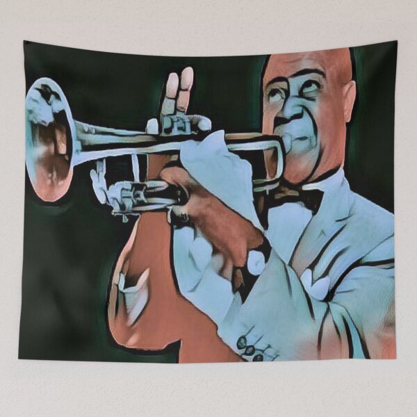 Item preview, Louis Armstrong Pop Art designed and sold by hop2swing.
