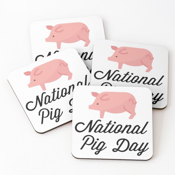 Item preview, National Pig Day designed and sold by Nurul Hoda.