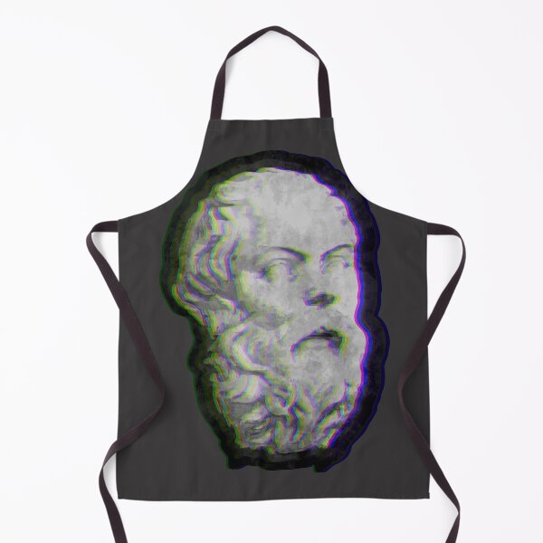 Aperçu de l'œuvre Socrate - Effet glitch créée et vendue par BRU Design.