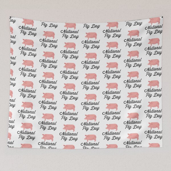 Item preview, National Pig Day designed and sold by Nurul Hoda.