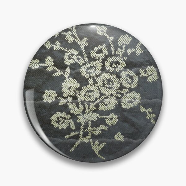 Item preview, Cross Stitch Flowers On Slate designed and sold by Capuletdesigns.