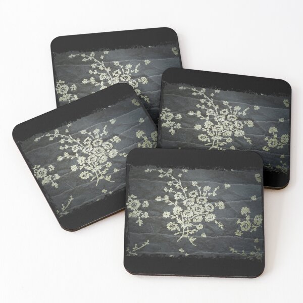 Item preview, Cross Stitch Flowers On Slate designed and sold by Capuletdesigns.