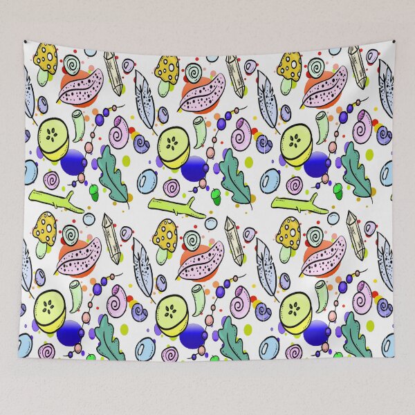 Item preview,  Colorful-Exotic-Leaves-Flowers designed and sold by MANINFEAR.