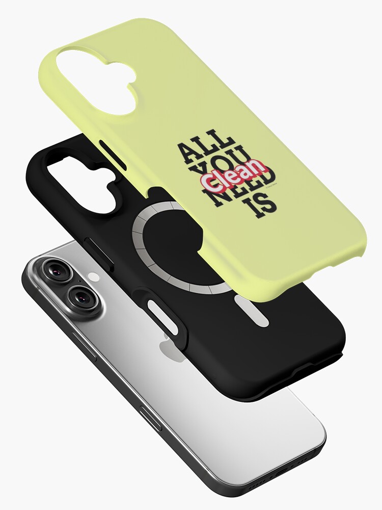 Thumbnail 2 of 4, iPhone Case, All You Need Is Clean Fun Housekeeping Cleaning Humor designed and sold by SavvyCleaner.