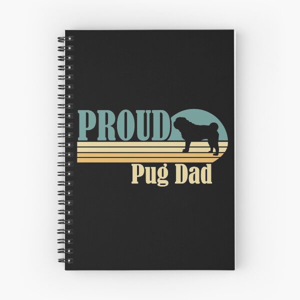 Item preview, Retro Gift Proud Pug Dad Dog Lover designed and sold by besTmanuFacture.