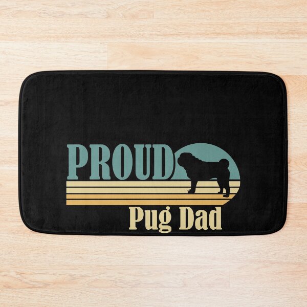Item preview, Retro Gift Proud Pug Dad Dog Lover designed and sold by besTmanuFacture.