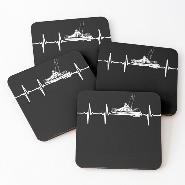 Item preview, kayak fishing heartbeat designed and sold by Space Art.