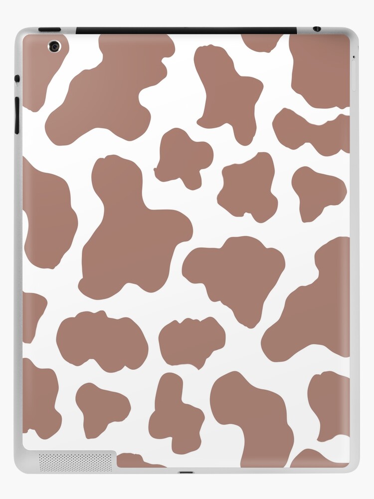 Chocolate brown cow print aesthetic pattern | Photographic Print