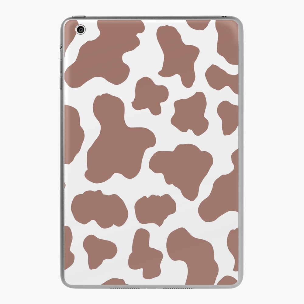 Aesthetic Brown Cow Print Wallpaper | Aesthetic Simple iPad Wallpapers |  Digital Download Art