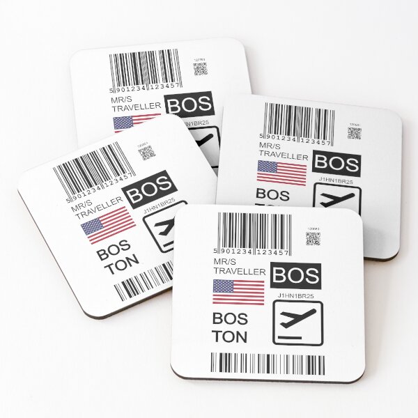 Item preview, Boston Logan Airport designed and sold by Travellerz.