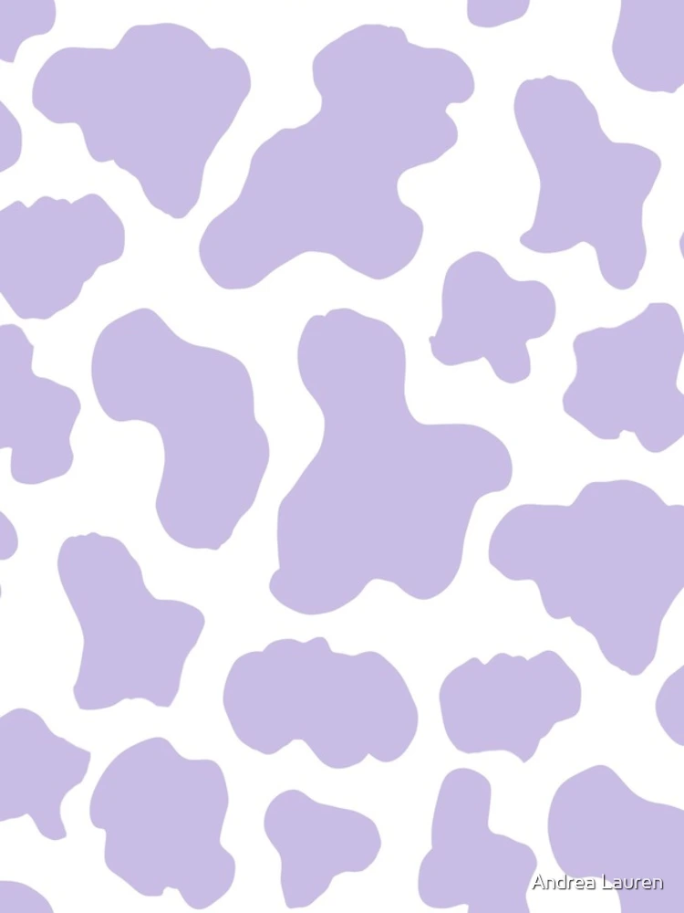 Pastel purple cow print aesthetic pattern  Leggings for Sale by Andrea  Lauren