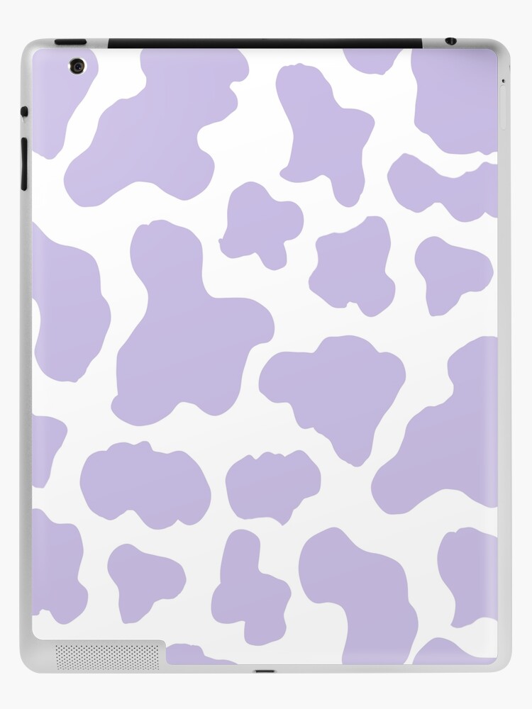 Download Purple Cow Pattern On White Background Wallpaper