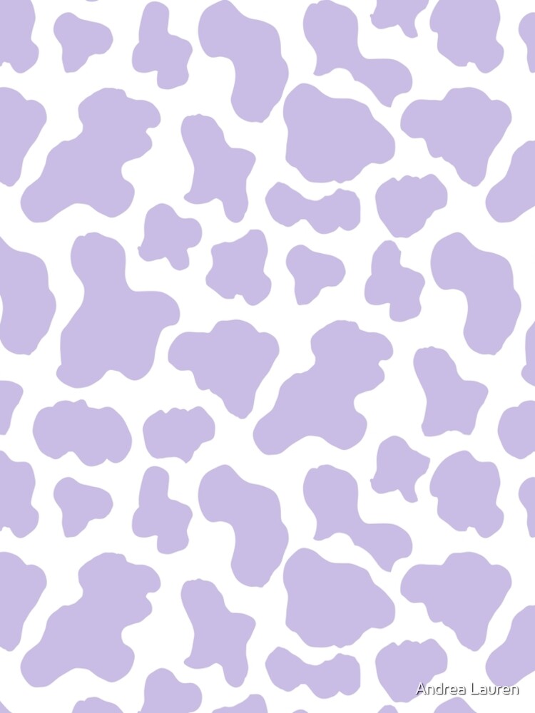 Discover Pastel purple cow print aesthetic  pattern  Leggings