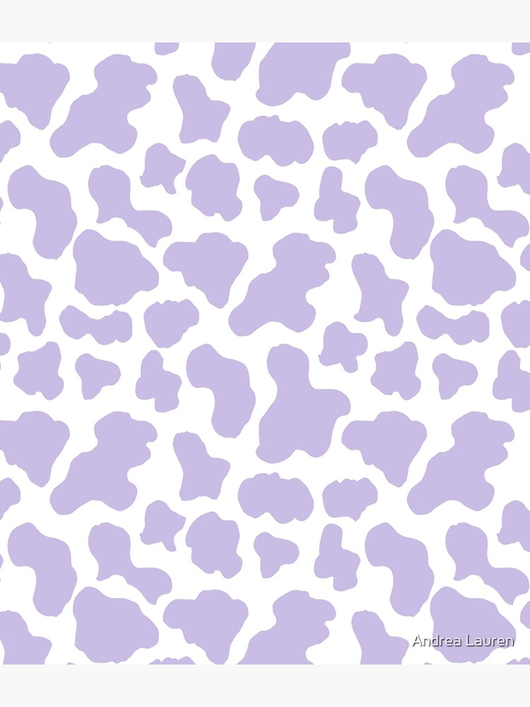 Purple Cow Print Wrapping Paper by Beckah brooks