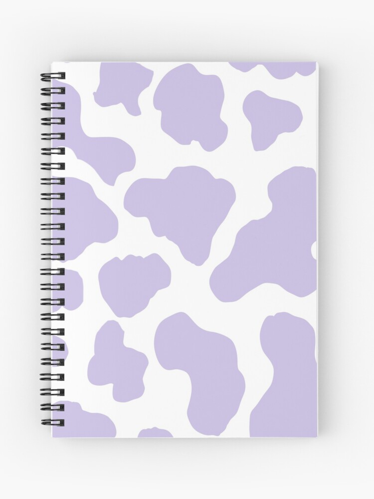 Purple Cow Print Notebook: School Notebook, Cow Print Journal, Purple White  Pattern, 8x11.5: Scherbarth, Ebony: 9798453661312: : Books