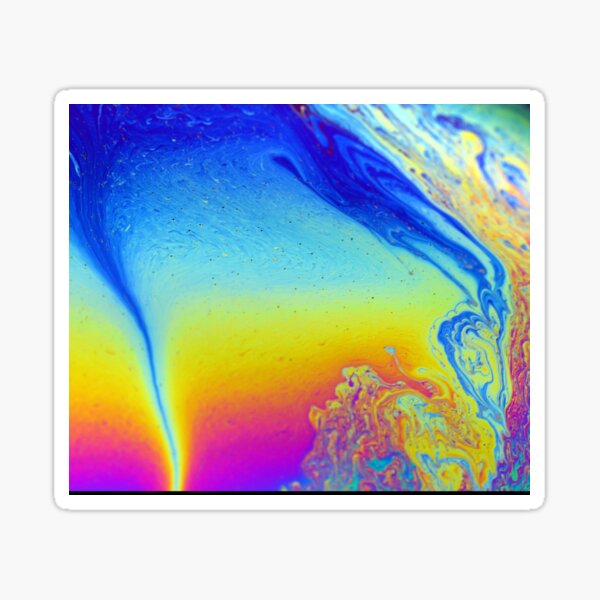 Soap Bubble - Blue Flash Sticker
