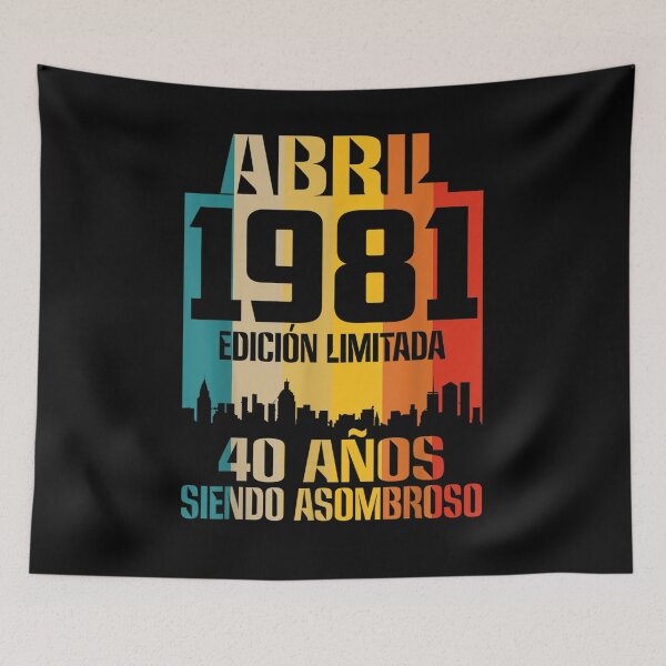 Item preview, Mens Cumpleaños Hombres Nacidos Abril 1981 40 Años designed and sold by charissamo77.