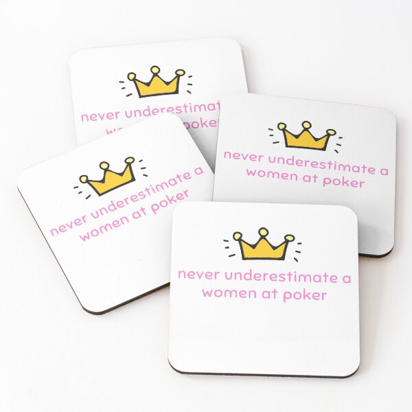 Item preview, Poker Mother's Day: Never underestimate a women at poker designed and sold by Paw Design.