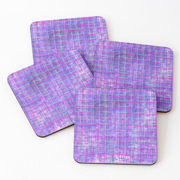 Item preview, Purple on the grid Digital Abstract Pattern Design designed and sold by AMSonArt.