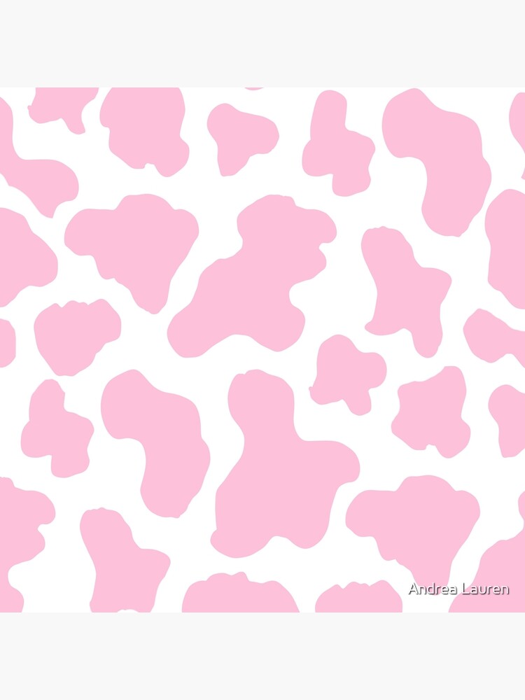 Cute Strawberry Cow Print Kawaii Aesthetic Pattern Front & Back