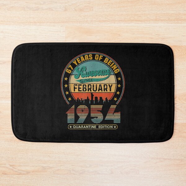 Item preview, Vintage Born February 1954 67th Birthday 67 Years Old Gifts designed and sold by charissamo77.