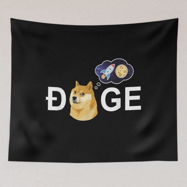 Item preview, Dogecoin Doge HODL To the Moon Crypto Meme T-Shirt designed and sold by Trendy Shirt.