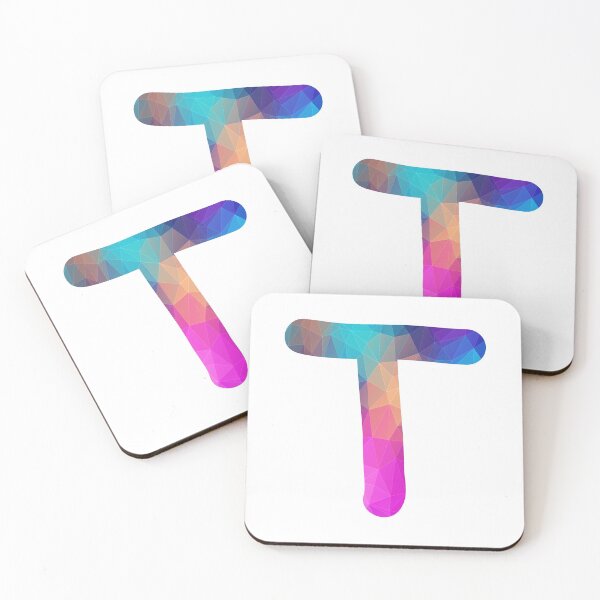 Item preview, Letter T Capital Alphabet Colorful Art Funny T Gift designed and sold by Shariss.