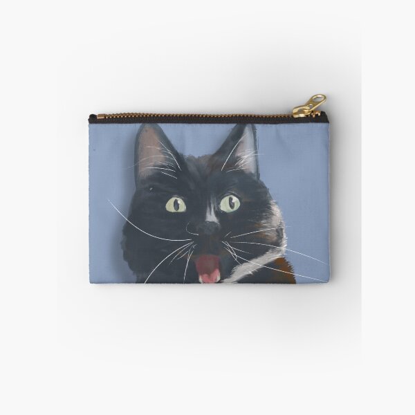 Item preview, Funny Perplexed Black Cat designed and sold by thecraftapparel.