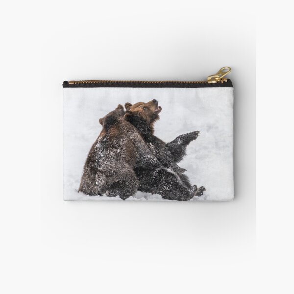 Item preview, Brown bears play in the deep snow designed and sold by Ingo Gerlach.