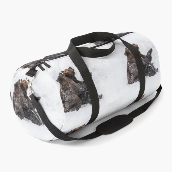 Item preview, Brown bears play in the deep snow designed and sold by Ingo Gerlach.