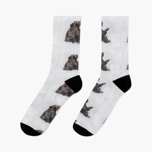Item preview, Brown bears play in the deep snow designed and sold by Ingo Gerlach.