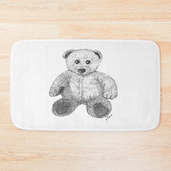 Item preview,  Large Cuddly, Teddy Bear, hand painted, black and white  designed and sold by Jennifer Morcom.