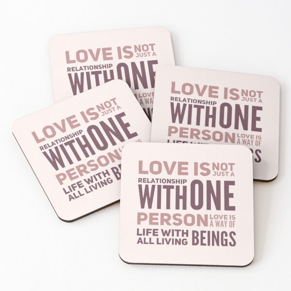 Item preview, Love is Not Just a Relationship with One Person, Spiritual Quote designed and sold by shantishirts.