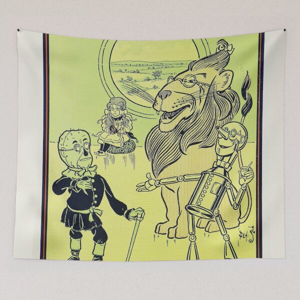 Item preview, Illustration from the Wizard of Oz vintage art designed and sold by Vintage Designs +.