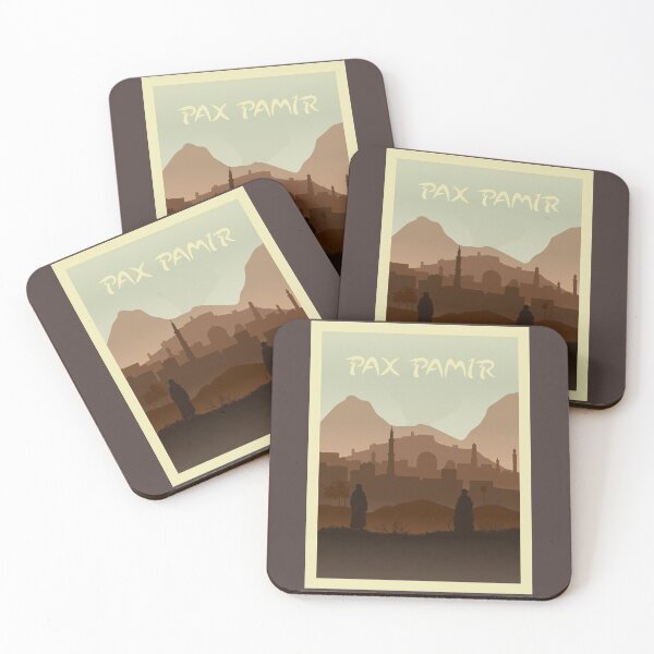Item preview, Pax Pamir - Board Games - Minimalist Travel Poster Style - Board Game Art designed and sold by MeepleDesign.
