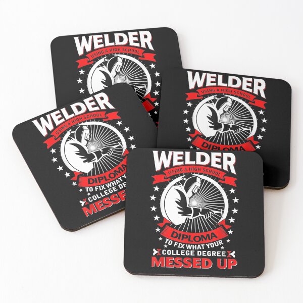 Item preview, Funny Welder Using A Highschool Diploma Gift Welding  designed and sold by lolahomya.