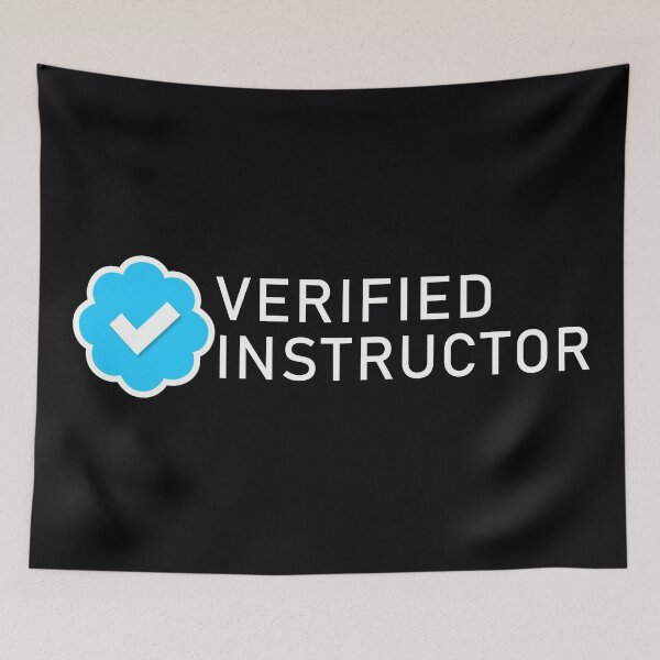 Item preview, Verified Instructor - Verified Check designed and sold by Chaotic Neutral.