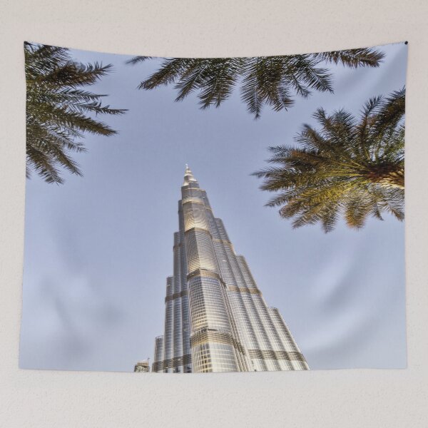 Item preview, Burj Khalifa Palm Trees  designed and sold by Londonimages.