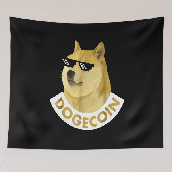 Item preview, Dogecoin Cool T-shirt designed and sold by Trendy Shirt.