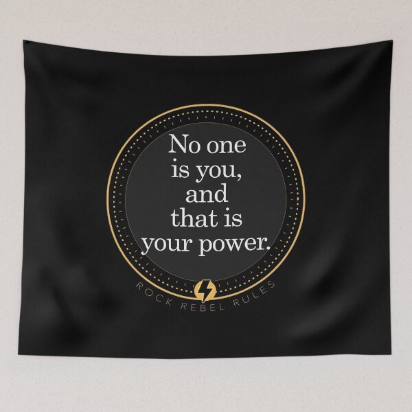Item preview, No one is you, and that is your power designed and sold by RockRebelRules.