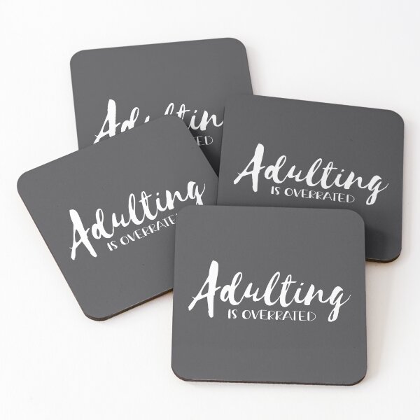 Item preview, Adulting Is Overrated designed and sold by JoBella-Designs.