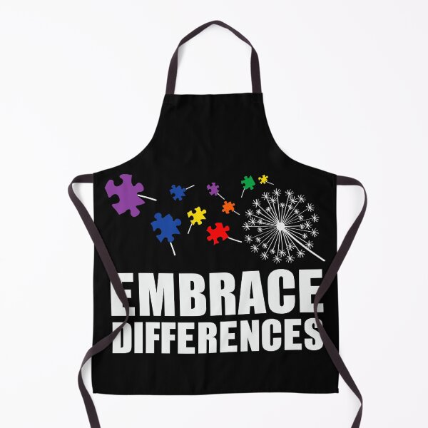 Item preview, Embrace Differences Autism Awareness Quote  designed and sold by Tatt-Hooligans.