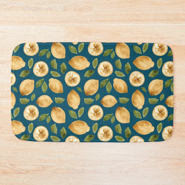 Item preview, Lemon Grove, Blue, Lemon Painting, Lemon Decor, Citrus, Yellow designed and sold by cateandrainn.