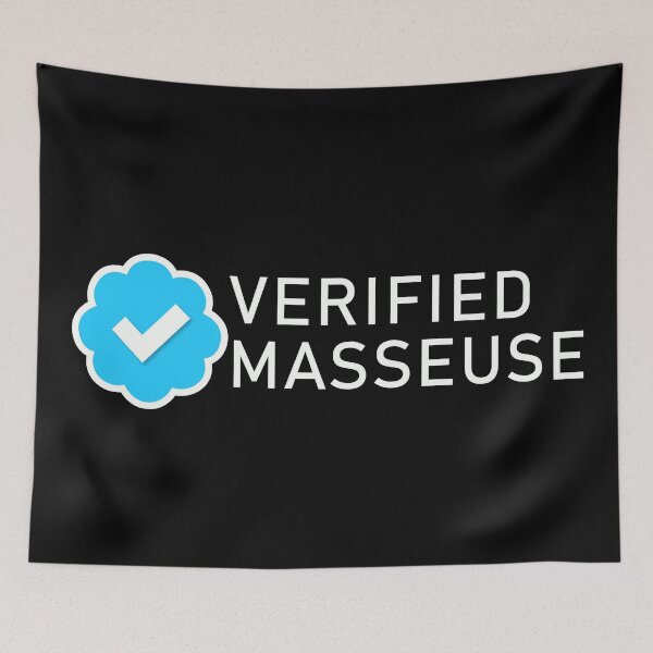 Item preview, Verified Masseuse - Verified Check designed and sold by Chaotic Neutral.