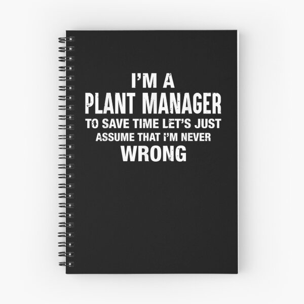 Item preview, I'm A Plant Manager And I'm Never Wrong Funny Xmas Birthday  designed and sold by ninapfvu.