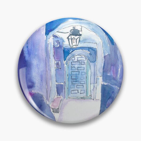Item preview, Blue Chefchaouen Morocco Alley Walk designed and sold by artshop77.