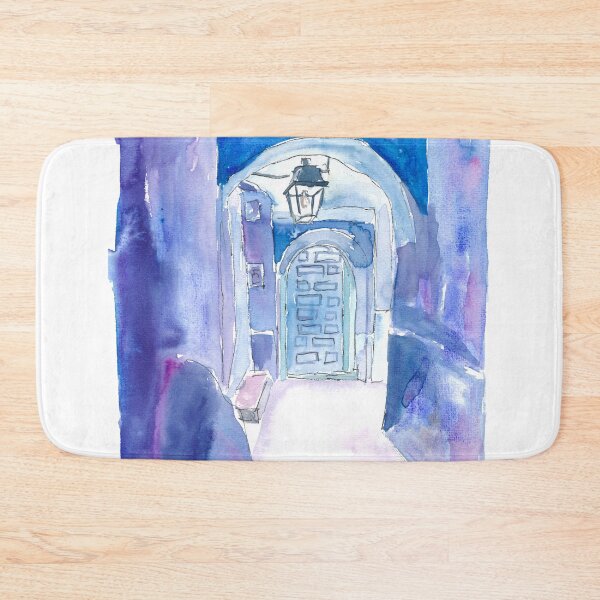 Item preview, Blue Chefchaouen Morocco Alley Walk designed and sold by artshop77.